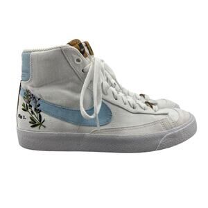 Nike Youth 6Y Shoes Indigo White Blazer Mid '77 SE GS Retro Sneaker DC8246-100